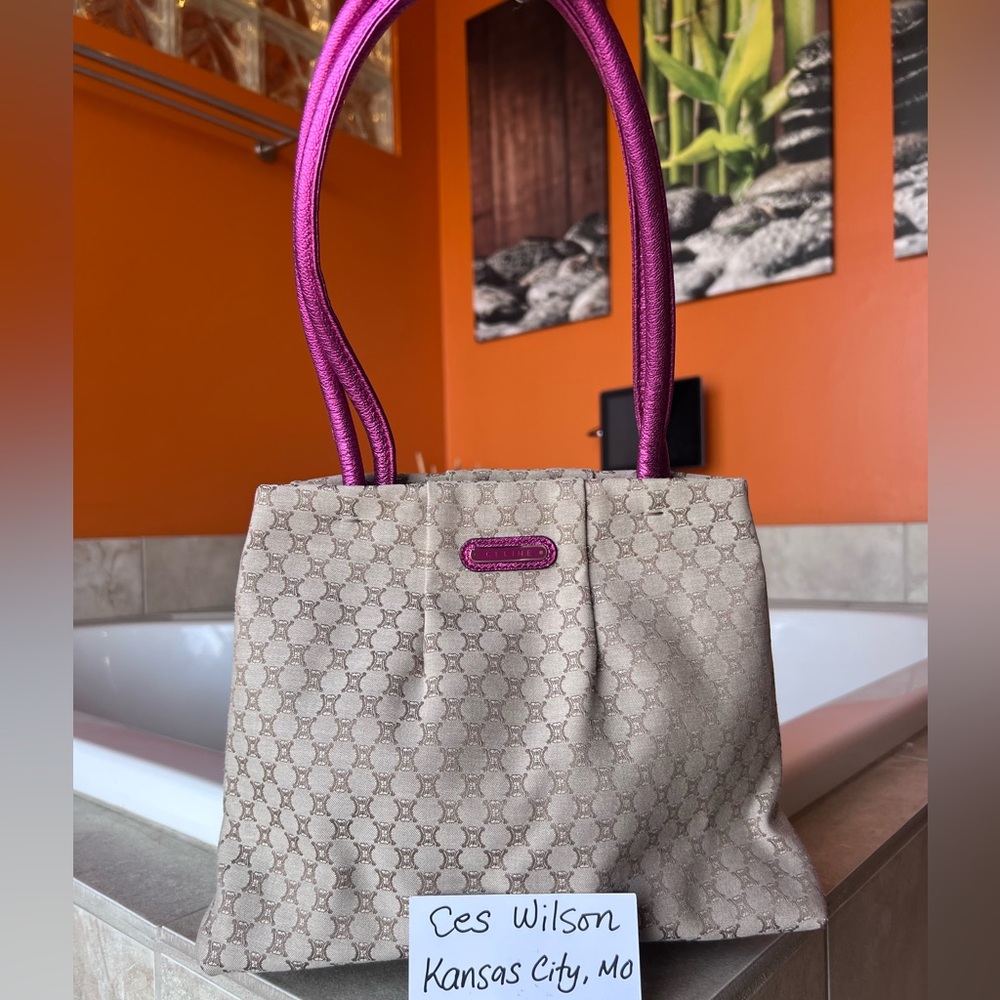 ‼️sold‼️CELINE Macadam Vintage Shoulder Handbag